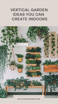 Indoor vertical garden: Discover creative ideas to build a space-saving garden inside your home. Learn how to create a stunning vertical garden with easy-to-follow tips and techniques. Transform your indoor space with greenery and style, perfect for small spaces or modern decor.