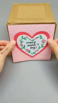 Mother's Day gift idea - Let's make a surprise gift box for Mom- DIY craft