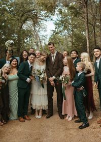 Eclectic Intimate Outdoor Wedding | Film Wedding Photos | Documentary Wedding Couple | Film Bridal Portraits | Texas Intimate Wedding Venue | Documentary Micro Wedding | Texas Bridal Photos | Texas Bride and Groom | Whimsical Forest Wedding | Wedding Couples Photos | Private Vows | Woodsy Wedding | Forest Wedding Party | Wedding Party Photos | Bridesmaid Photos |