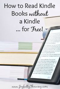 How to read kindle books for free. This is something everyone should know!