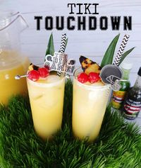 Tiki Touchdown Game Day Cocktail - Elle Talk