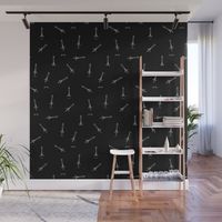 Triple Threat . Three Rocket Booster Landings . Space Lovers Wall Mural by arcosprints | Society6