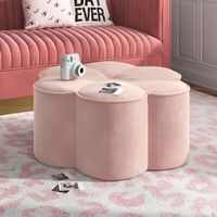 This flower-shaped ottoman is a fun accent that’ll perk up your teen’s room or hang-out spot. It has six “petals” defined by seams and welted edges, adding texture and visual dimension. This foam-padded pouf is wrapped in easy-to-care velvet that feels soft and looks luxe. We love that it is so multi-functional: It’s an extra seat for friends (the weight capacity is 500 Ibs.) and does double duty as a table surface for trays of snacks or stacks of books. But what we love most is that it arrives