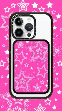 Check out CASETiFY's Pink Girly Punk Snappy Cardholder Stand. #CASETiFY #iPhone #Samsung #Google #Tech #Art #Design #Illustration #Drawing #Style #Fashion #Abstract #Digital Art #Aesthetic #Wallpaper #PhoneCase #PhoneAccessories