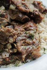 These tender soul food style pork neck bones are so tender they melt in your mouth.