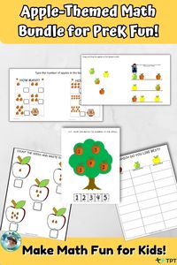 Looking for a comprehensive math bundle for PreK? Our Apple Themed Math Set is the perfect solution! Featuring drag and drop activities, counting 1-10, and apple graphing, this set is ideal for both classroom and home use. With printable worksheets that focus on cutting and pasting, your students will develop fine motor skills while having fun. Enhance your teaching resources with this engaging math set. Click to discover more and bring interactive learning to your students today!