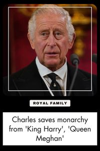 How did Charles save the monarchy from 'King Harry' and 'Queen Meghan'?