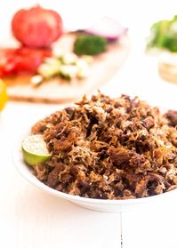 Pork Carnitas in a bowl