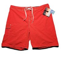 Original Watermen Boardshorts Mens Size 38 Red Swim Trunk Shorts Lifeguard. Next Day Shipping Brand New No Mesh See Pics For Details And Measurements