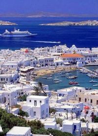 Mykonos - Greece the colour of the water <3