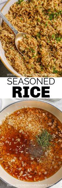 Seasoned Rice - Spend With Pennies