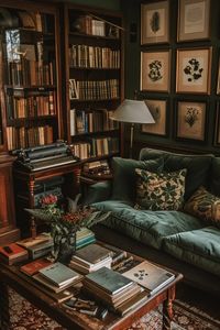 20 Dark Academia Living Room Interior Designs To Fuel Your Dreams! - My Decor Inspo