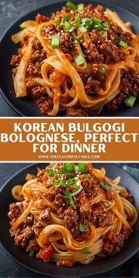 A must-try recipe that brings together the best of Korean and Italian flavors. This Korean Bulgogi Bolognese features a rich, savory sauce with ground beef and egg pasta. Check out this easy recipe for a dinner everyone will love!