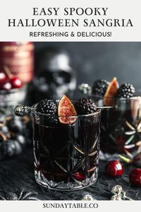 Black Halloween Sangria