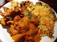 Buffet plate at Biryani House, Cary- NC Triangle Dining