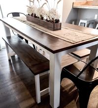 DIY Dining Table Plans With Benches Woodworking Plans DIY - Etsy