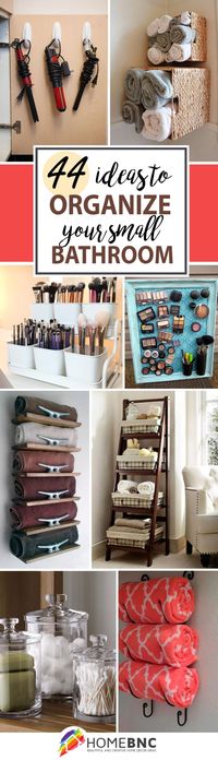 44 Unique Storage Ideas for Your Small Bathroom - Homeschool Giveaways