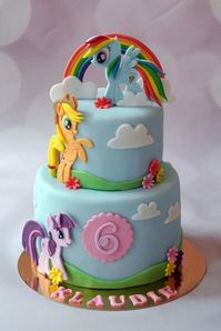 My little pony cake for a friend´s daughter.