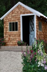 English Cottage Inspired Garden & Potting Shed REVEAL - French Country Cottage