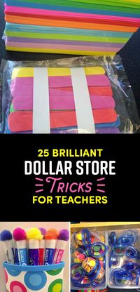 25 Brilliant Dollar Store Tricks For Teachers