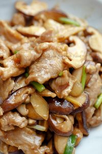 Pork and Mushroom Stir Fry | China Sichuan Food