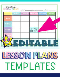 Free printable lesson plant template for weekly, daily, monthly, homeschool, preschool, and even unit study planning. Print our free pdf lesson plan templates and our editable lesson plant templates. Free from Superstarworksheets.com