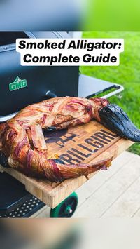 Make smoked alligator 🐊 like a Pro with the complete guide available at GrillGirl.com