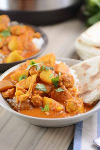 Instant Pot Indian Butter Chicken and Potato Curry