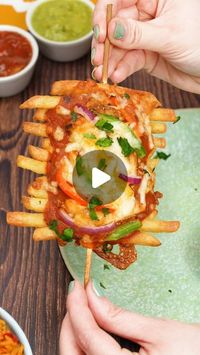 Planet Food on Instagram: "Fajita French Fry Skewers! 🤩🔥 ad Episode 2 of French Fry Fridays - where we take your @mccainukie Crispy French Fries to the next level! 🍟

Today we’ve got a super fun fajita hack that both you and your kids will LOVE! They’re crispy, cheesy and so easy to make! 🙌 Perfect for a weekend treat - and you can use up any leftover chicken or veg you may have lying around in the fridge (we somehow had leftover fajita chicken 🤣) 

Make sure you give these a go this weekend - and let us know what you think! 💛

Recipe (makes 4 skewers):

🍟 Add 400g @mccainukie Crispy French Fries to a baking tray and cook for 14-16 minutes at 220C, turning them every now and again, until they’re lovely, crisp and light golden, before removing from the oven and allowing to cool for 5