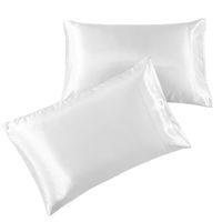 FEEL THE DIFFERENCE -Sleep better and wake up each morning feeling refreshed and full of energy. Silky soft, most comfortable and luxurious bed sheets you can find. Best for any room in your house - bedroom, guest room, kids room, RV, vacation home Size: 2 Standard Pillowcases.  Color: White.