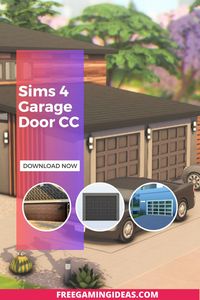 Freegamingideas has gathered some of the greatest and most stunning Sims 4 garage door CC designs to upgrade your home’s curb appeal. If you are looking to add a unique touch to your Sims 4 build, then take a look at some of these creative designs!