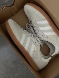 Neutral Addidas Womens Sambas