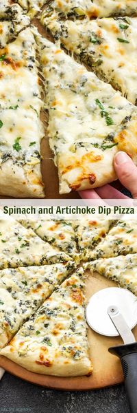 Spinach and Artichoke Dip Pizza - Recipe Runner