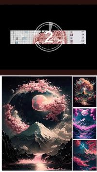 Japanese Landscape Diamond Painting Sakura Mount Fuji Cross Stitch Kits Full Diamond Mosaic Embroidery Diy Home Decor X1384 #japaneselandscape #japanese #diamondpainting #sakura #affiliate #mountfuji #homedecor #embroidery #painting #canvas