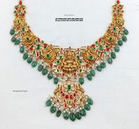 Travelling a bit more is worth for jewelry purchase, You will find a wide range to choose from. Save a lot with our unbeatable pricing round the year Simple necklace with Nakshi and Light kundan work here  Connect video call on 990 990 3063 or 9966 266 900 from 11 am to 8 pm anytime for variety in Diamonds or Gold   #goldneckless #necklace #indianjewelry #mljgold #srimahalaxmigems