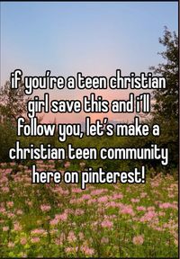 #teenagelife #girl #christian #community #lovejesus #holygirl #followback