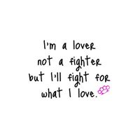 Fight for what you love