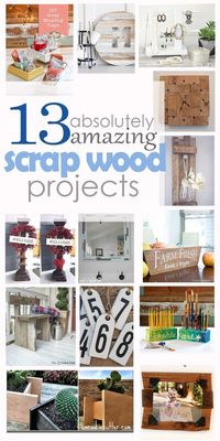 13 absolutely amazing scrap wood projects