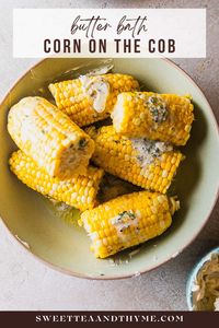 Butter and Milk Boiled Corn on the Cob