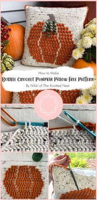 Hi Everyone! It’s time for another Free Crochet Pattern! This adorable pumpkin pillow is so easy to make, and comes together so quickly.