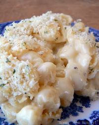 White cheddar and parmesan mac & cheese