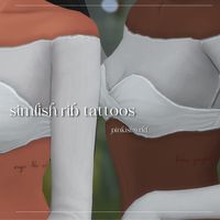 simlish rib tattoos 🩷 | Patreon