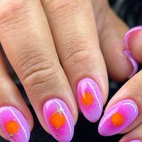 R E B E K A | nail tech on Instagram: "Sunset dreamzzz 💜🩷🧡 • • • Perfect base thanks to @luminary_nail_systems ✨ referral link in bio (no code) ✨ • Perfect prep thanks to @ericasata ✨affiliate code - REBEKA10 or link in bio ✨ • • #nailedbyrebeka #nailart #naildesign #pittsburghnails #nailartist #handpainted #luminarynailsystems #drymani #structuredmanicure #ericasata #naturalnails #auranails #sunsetnails #pinknails #purplenails"