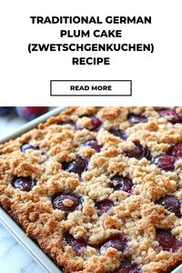 Try this Zwetschgenkuchen recipe for a taste of Germany! This delightful German plum cake features a tender yeast dough, juicy plums, and a buttery streusel topping. Perfect for late summer and fall, it’s a comforting dessert with authentic German flavors.