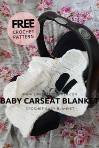 <p>This is the perfect crochet baby blanket for car rides on cold days. Keep the baby warm and protected while outside the car and just fold the blanket out when the car is warm, all without waking, unbuckling or undressing the baby. You will find the whole pattern for FREE in this post. Have fun... </p> <p class="more-paragraph"><a class="more-link" href="https://www.swecraftcorner.com/free-crochet-pattern-baby-carseat-blanket/">Read More</a></p> <p>The post <a href="https://www.swecraftcorn...