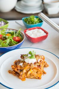 Easy Chicken Enchilada Casserole