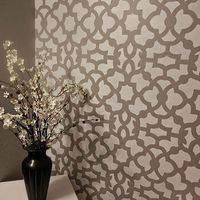 Moroccan stencil designs for walls, easy DIY wall decor with stencil patterns