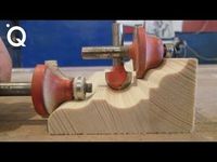 woodworking tools Router - Wide trim created with 3 router bits Router Projects Woodworking Project