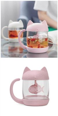 Cat tea infuser