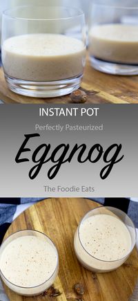 Instant Pot Eggnog | The Foodie Eats